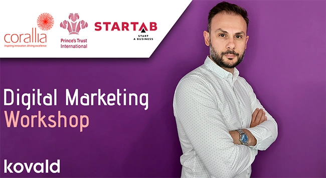 Kovald’s CEO as a keynote speaker in a Digital Marketing Workshop